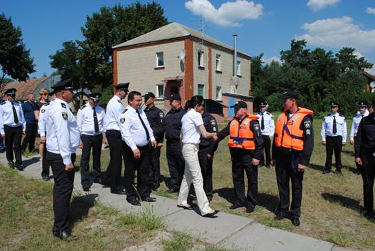 Деконаидзе відвідала Вишгородський навчальний центр підготовки поліцейських