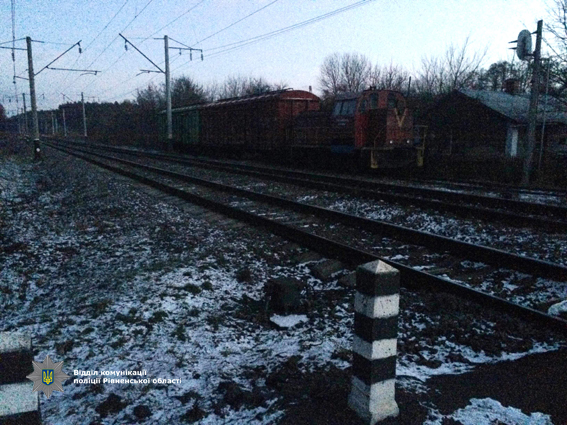 В Ровенской области мужчина попал под поезд