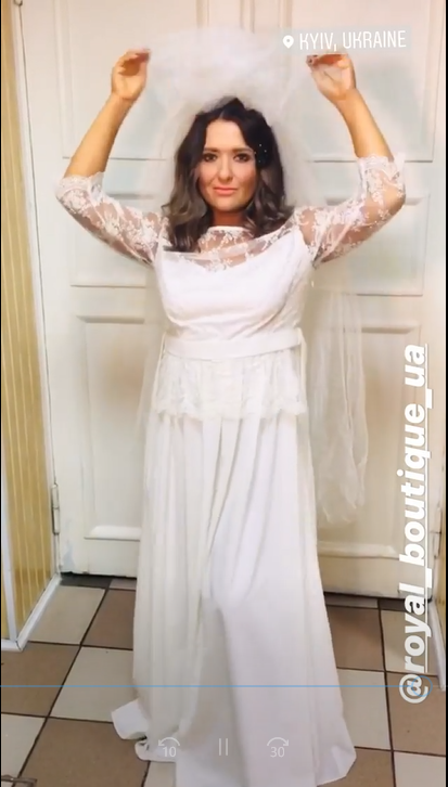 Нежная невеста: Наталья Могилевская в свадебном платье и фате взбудоражила сеть