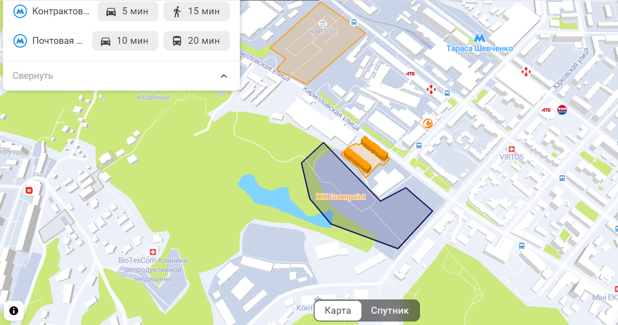 На Подоле проектируют микрорайон "будущего": с бассейном и культурным центром (фото)