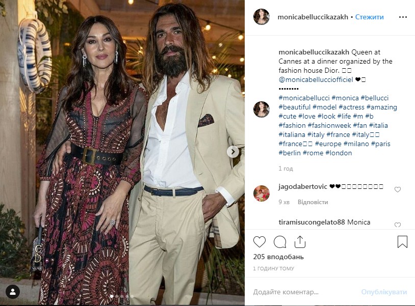 Это любовь: 54-летняя Моника Беллуччи и 36-летний Николас Лефевр появились в Каннах