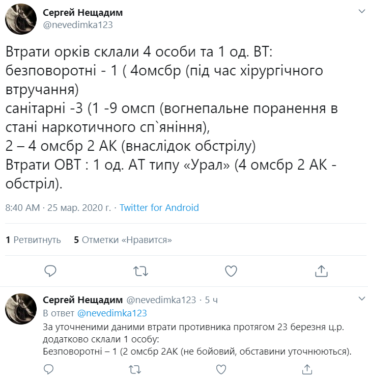 Окупанти на Донбасі зазнали серйозних втрат: що відомо