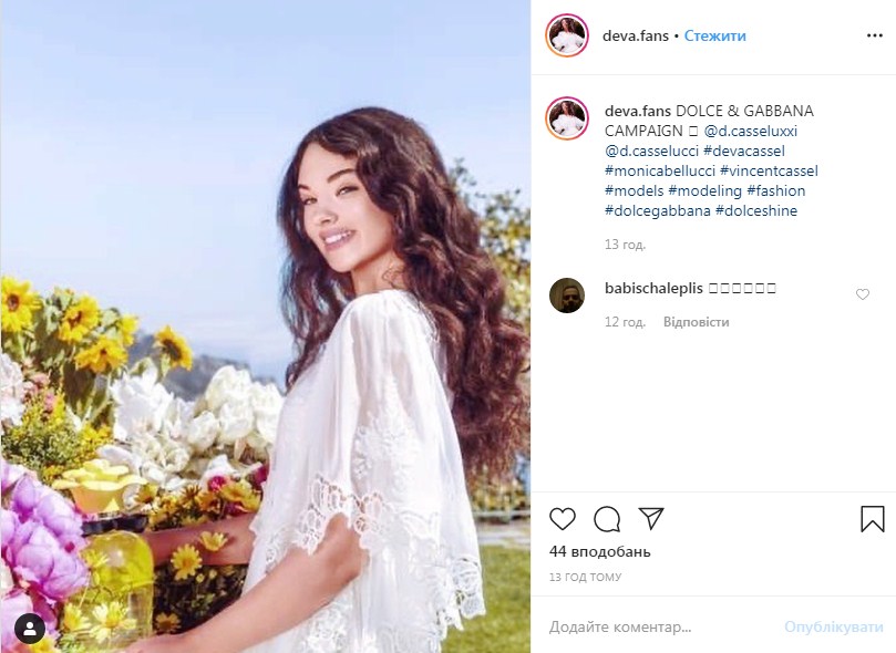 Вся в маму: дочь Моники Беллуччи восхитила красотой в рекламной кампании Dolce &amp; Gabbana