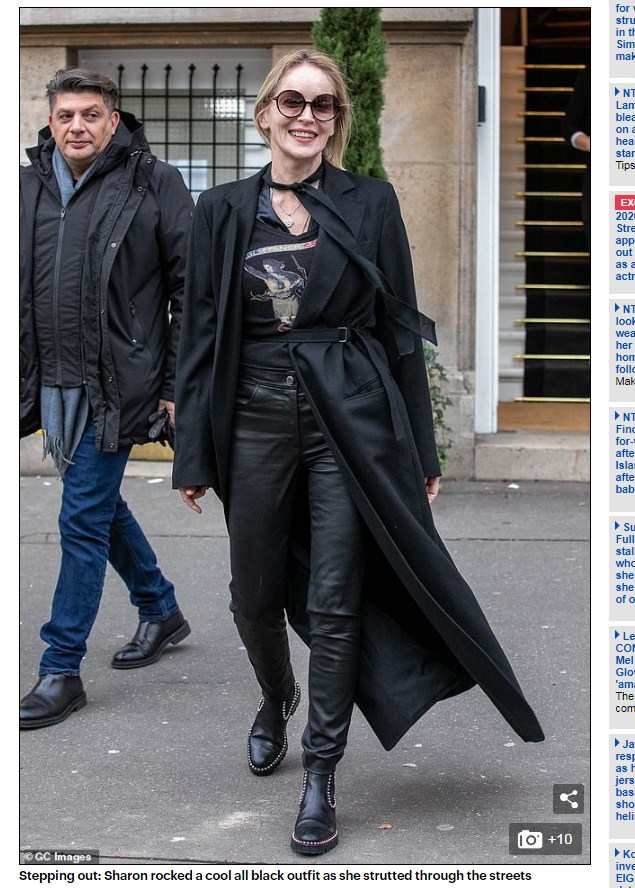 Стройная и стильная: 61-летняя Шэрон Стоун покорила идеальной фигурой в узких брюках