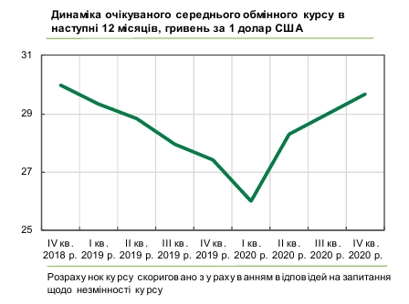 Украинский бизнес ожидает роста курса доллара почти до 30 гривен