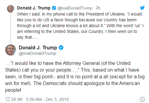 Трамп о разговоре с Зеленским: я просил об услуге для США