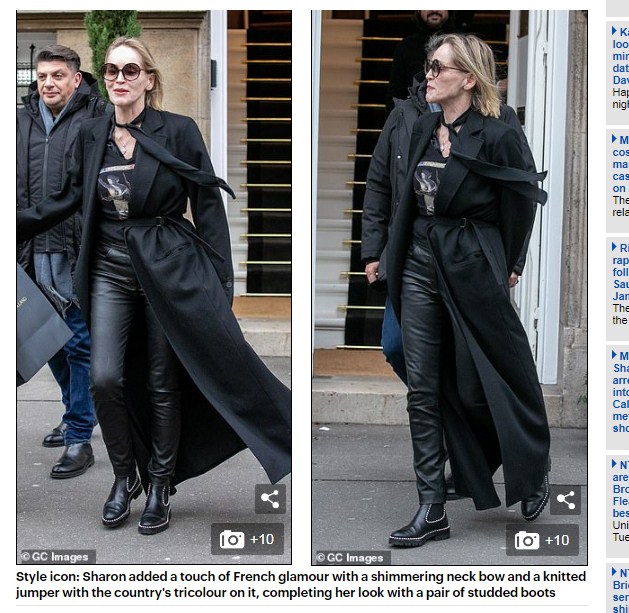 Стройная и стильная: 61-летняя Шэрон Стоун покорила идеальной фигурой в узких брюках