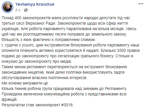 В ВР рассказали, сколько поправок подали в закон об игорном бизнесе