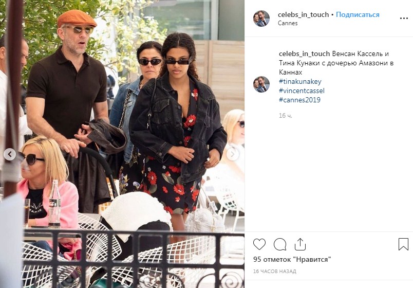 Счастливые родители: Венсан Кассель и Тина Кунаки умилили фото с новорожденной дочерью