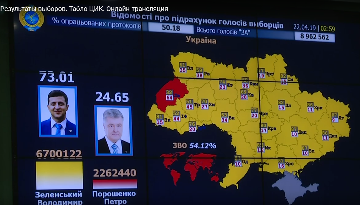 ЦИК обработал половину протоколов