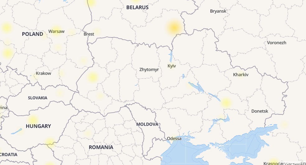 В роботі Instagram стався збій