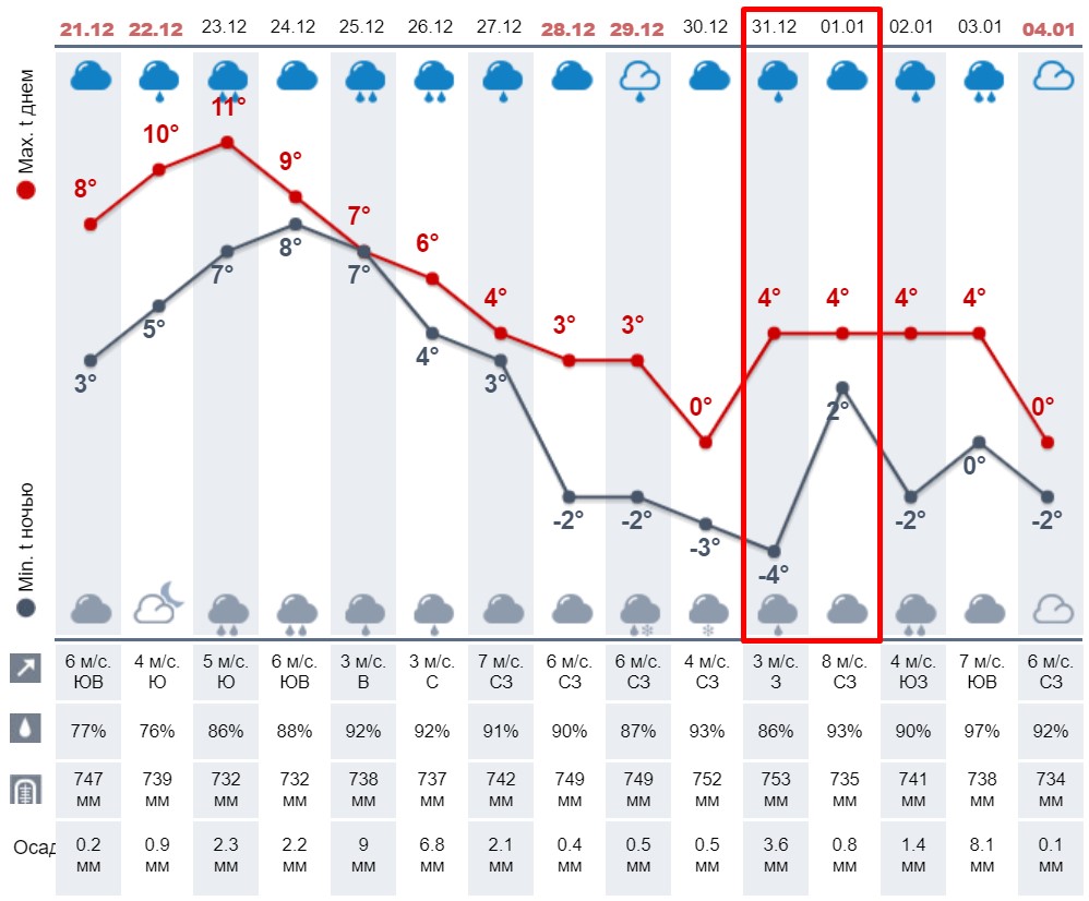 В новогоднюю ночь ударят морозы: синоптики обновили прогноз