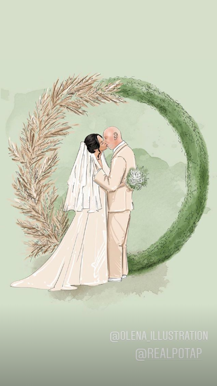 Свадьба Потапа и Насти: молодожены стали героями "Симпсонов" (фото)