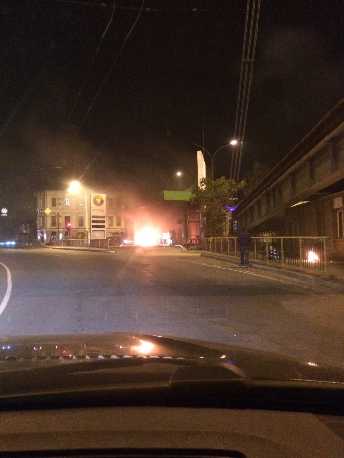 Взрыв на АЗС в Одессе 