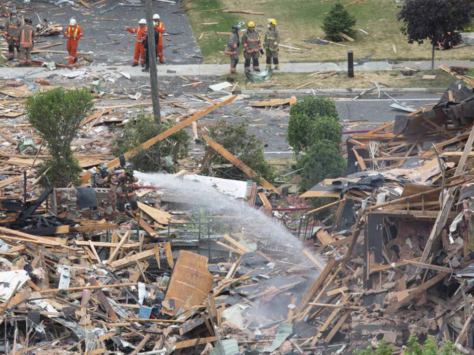 Взрыв в Канаде