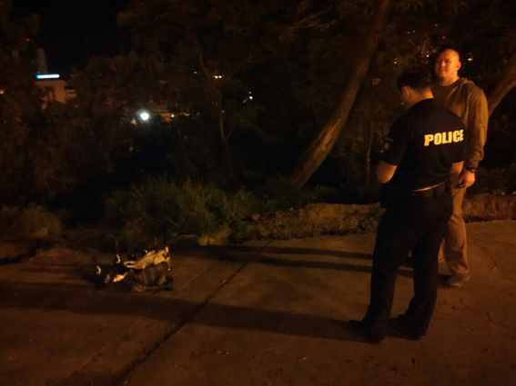 "Коктейли Молотова" на Думской площади