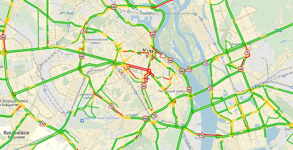 пробки, київ