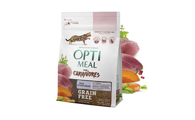 Беззерновые корма для кошек Optimeal: отзывы ветеринаров и потребителей