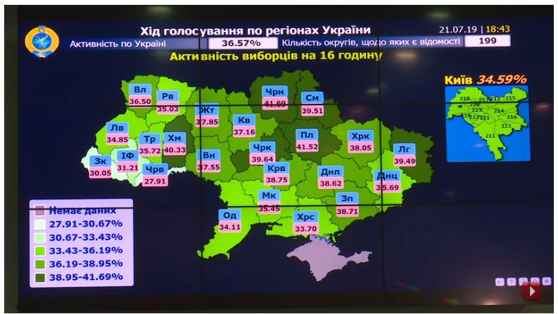 В Україні закрилися виборчі дільниці