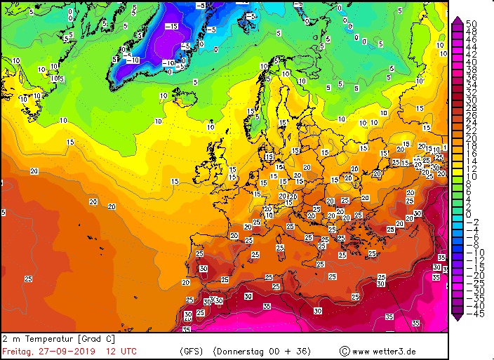 В Украину идет потепление с дождями