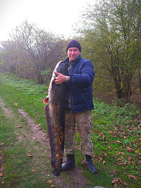 Украинский рыбак поймал рыбу ростом с человека: и это не шутка (фото)