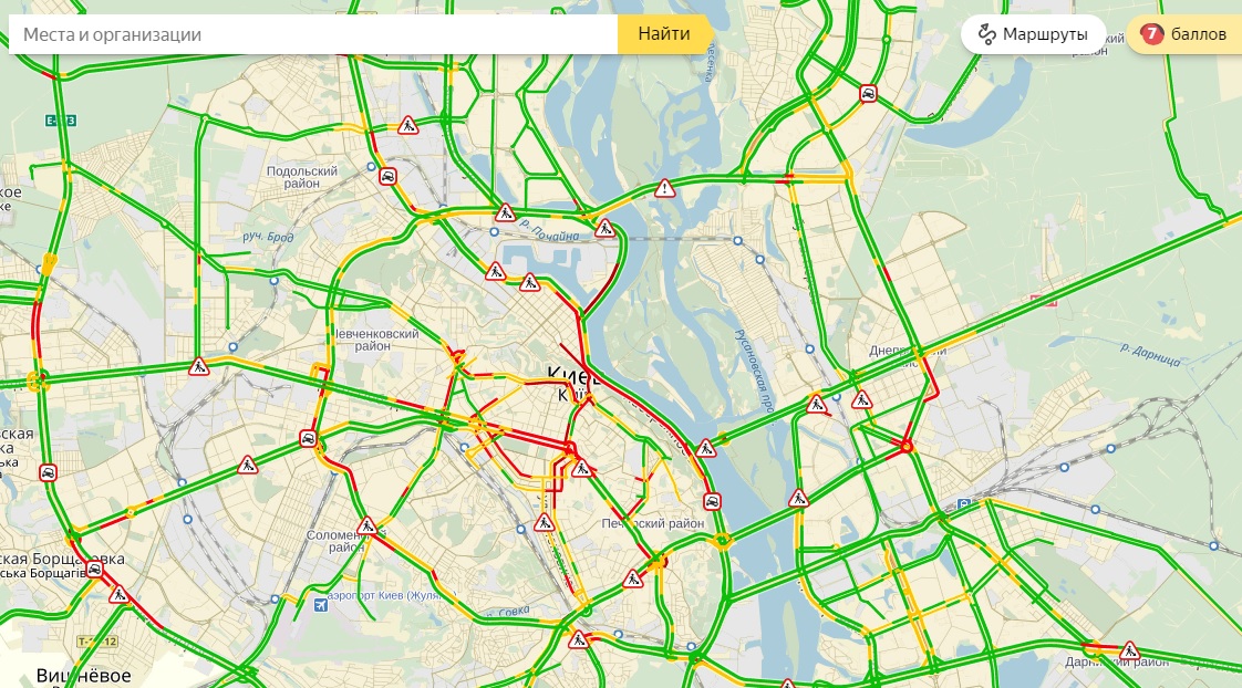 киев, пробки