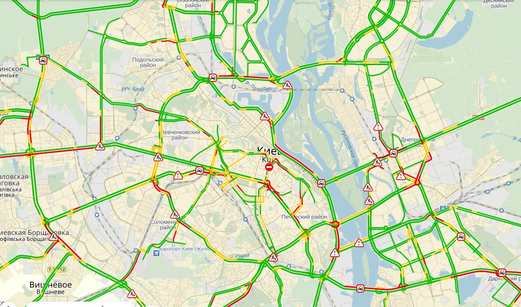 пробки, київ