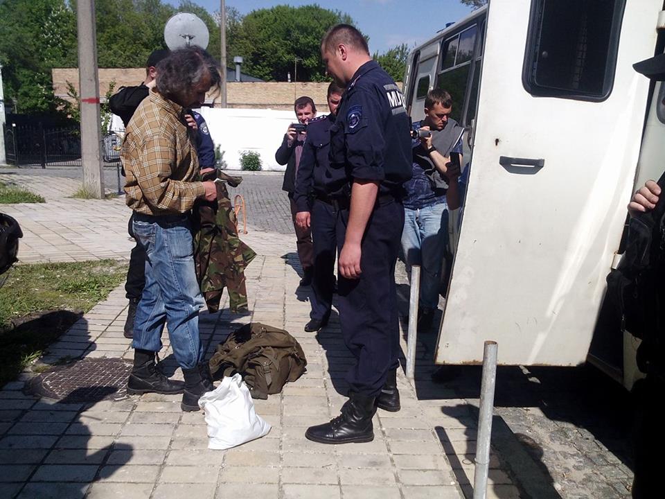 В Киеве в парке Вечной славы снова произошли стычки