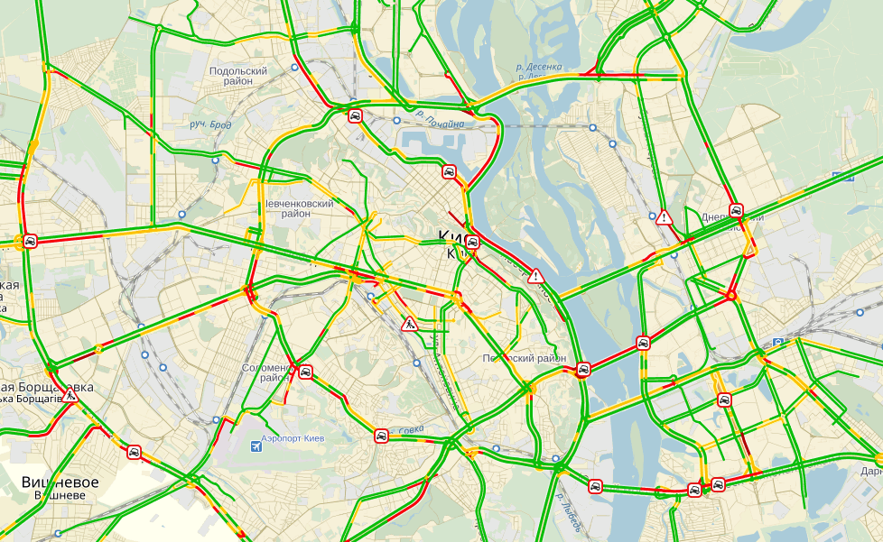 пробки, Киев