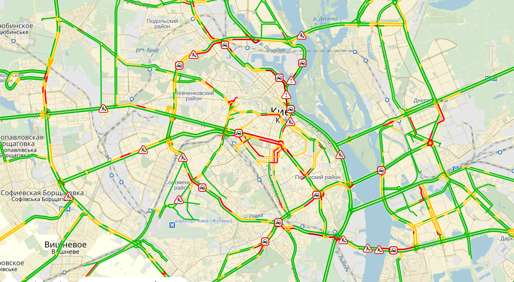 пробки, київ