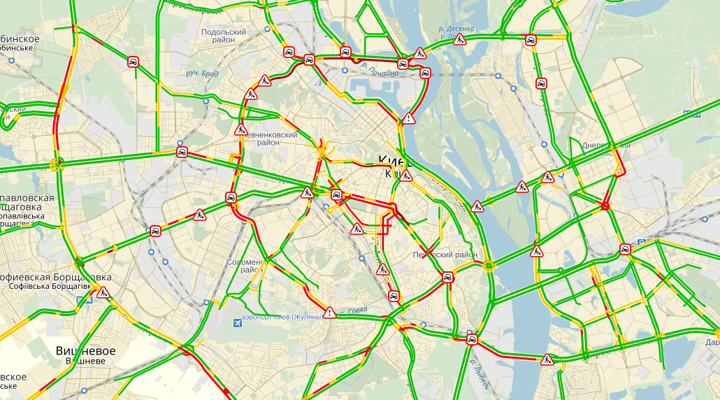 пробки, київ