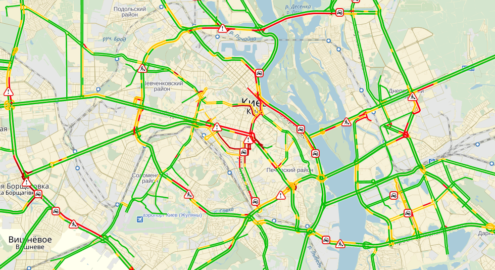 киев, пробки