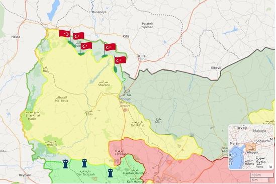 Турция заявляет об освобождении от курдских боевиков 5 сел в Сирии