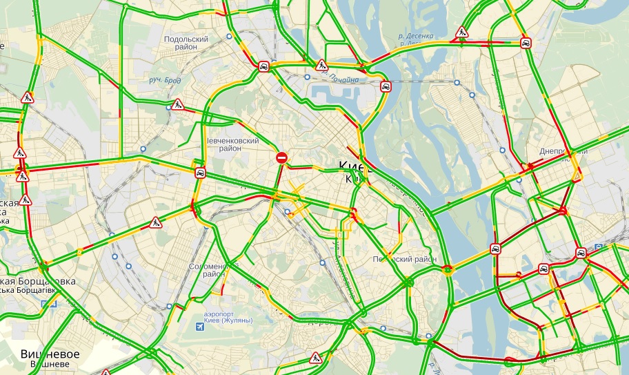 пробки в Києві пробки, київ