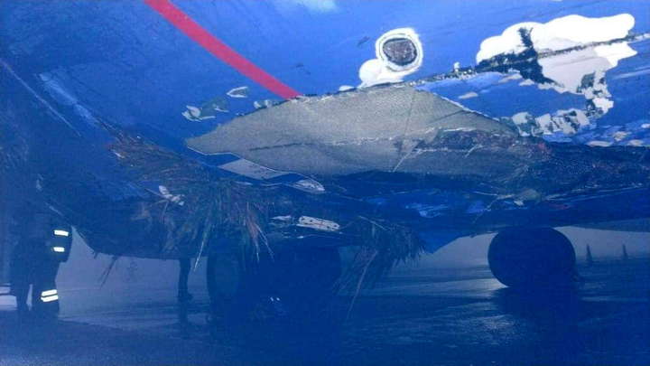 Самолет "Белавиа" совершил жесткую посадку в "Борисполе"