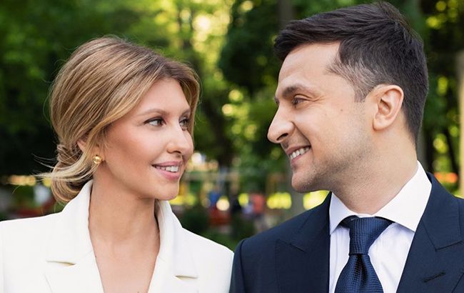 Володимир Зеленський з дружиною 