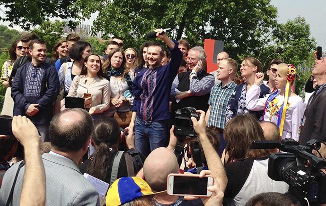 Вакарчук з командою партії "Голос"