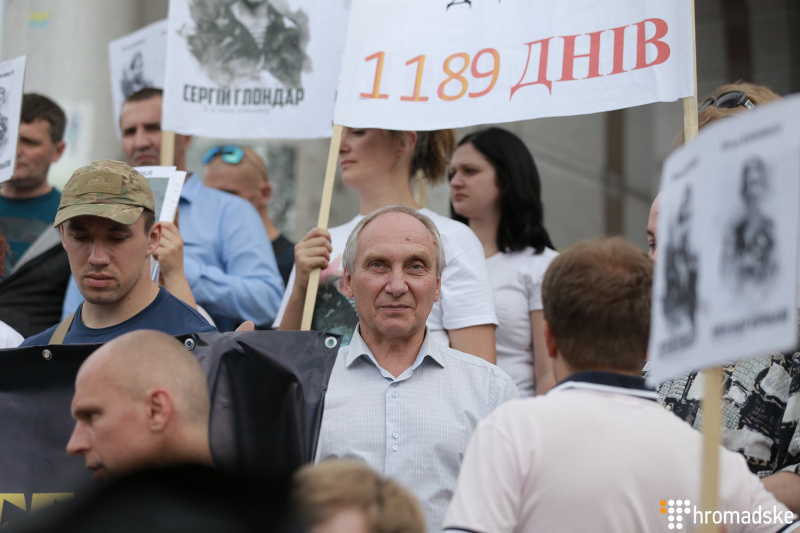 В Киеве состоялась акция с требованием освободить украинских политзаключенных