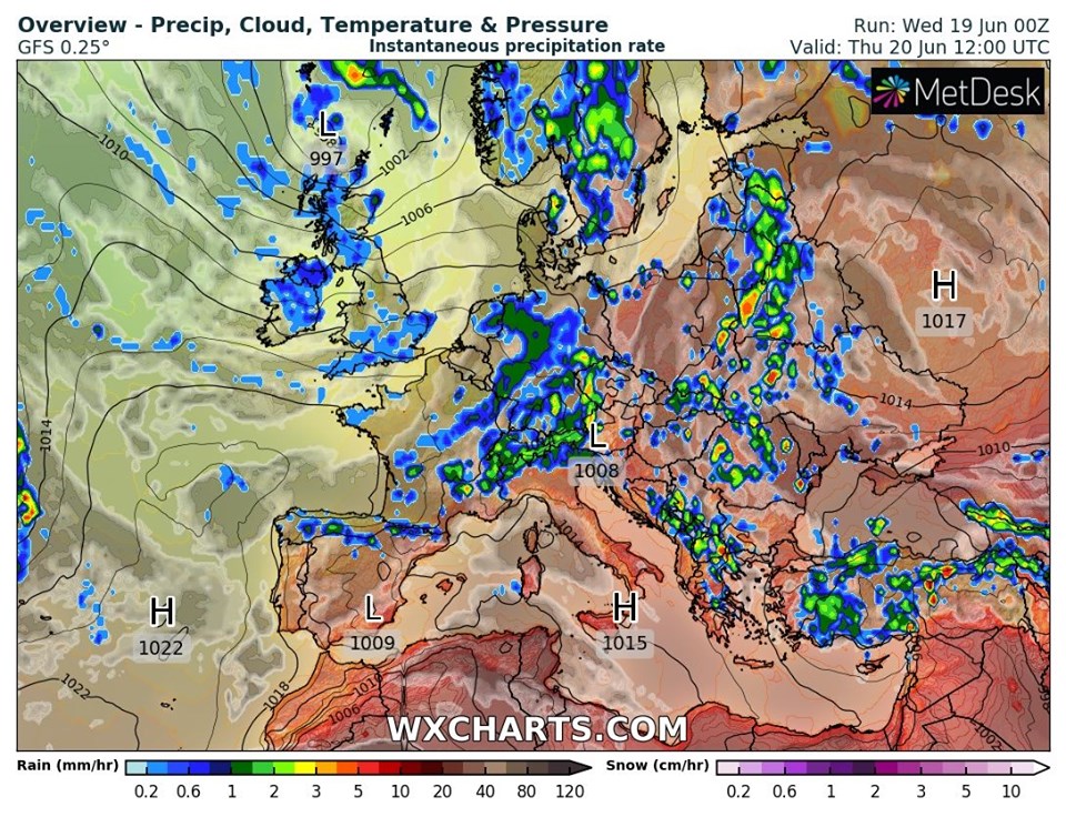 Зажарить і заллє: синоптик поділилася прогнозом на тиждень