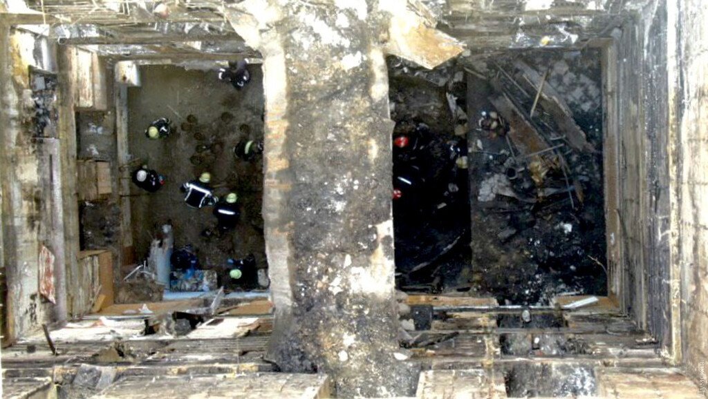 Что осталось от сгоревшего колледжа в Одессе: эти кадры показывают впервые