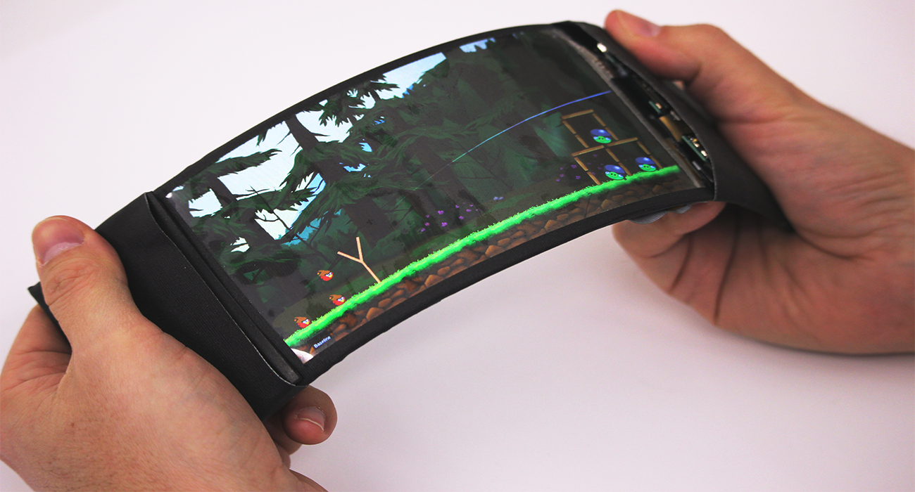 Канадская компания разработала прототип гнущегося 3D-смартфона