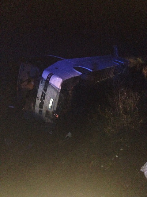 На Закарпатті перевернувся автобус зі збірною України із самбо, є постраждалі