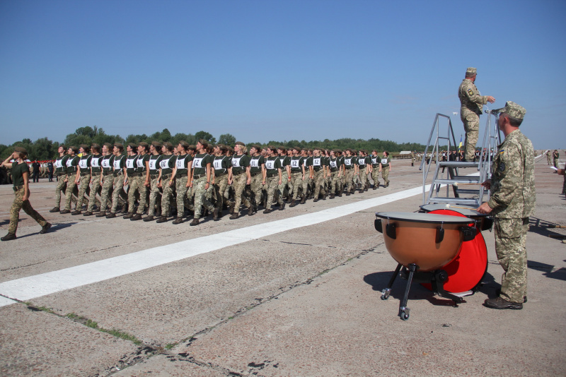 Украинские военные провели первую репетицию парада ко Дню Независимости