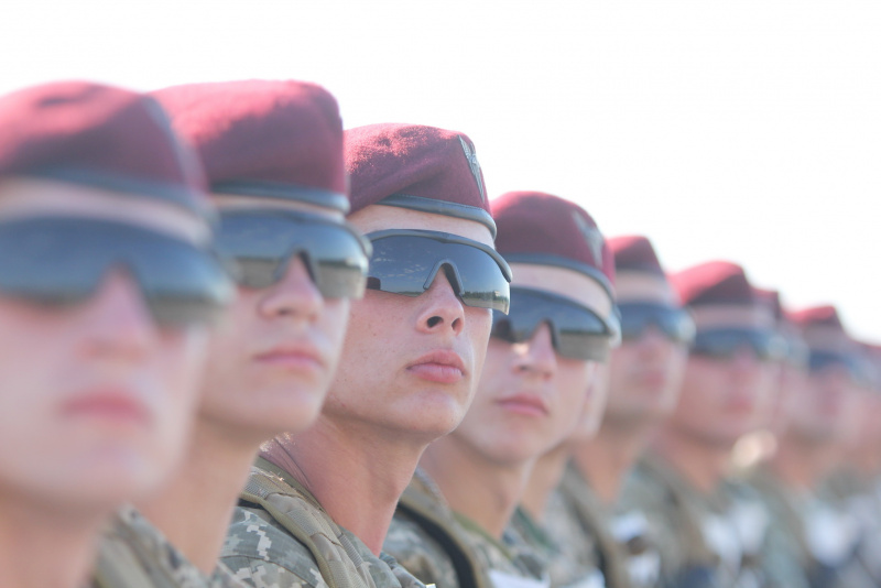 Украинские военные провели первую репетицию парада ко Дню Независимости