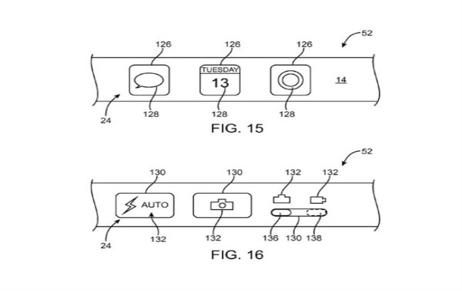 Apple запатентовала виртуальные кнопки для смартфонов