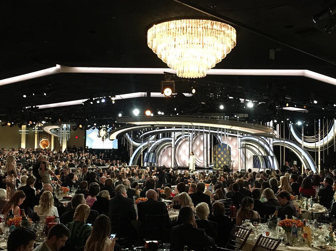 Украинский режиссер поделился закулисными кадрами с премии Золотой глобус 2019