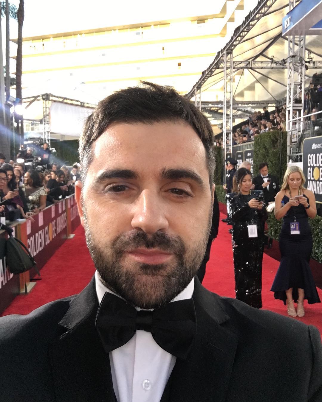 Украинский режиссер поделился закулисными кадрами с премии Золотой глобус 2019