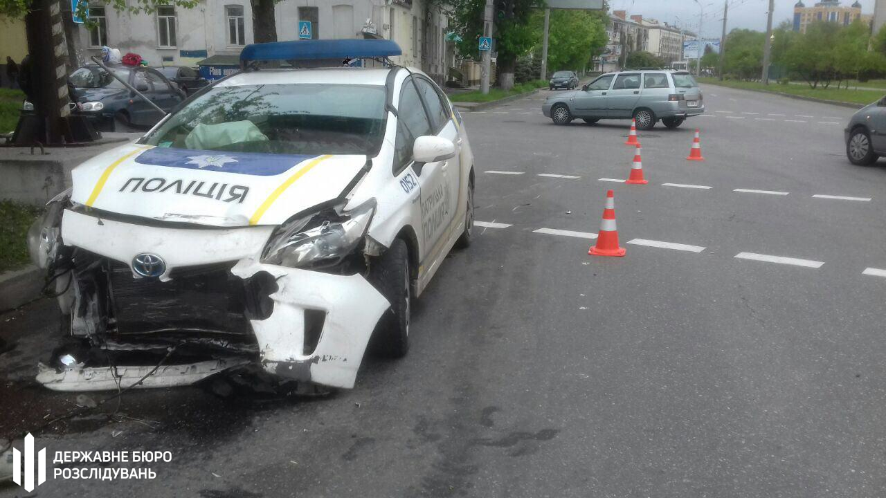 У Полтаві автомобіль патрульної поліції потрапив в аварію