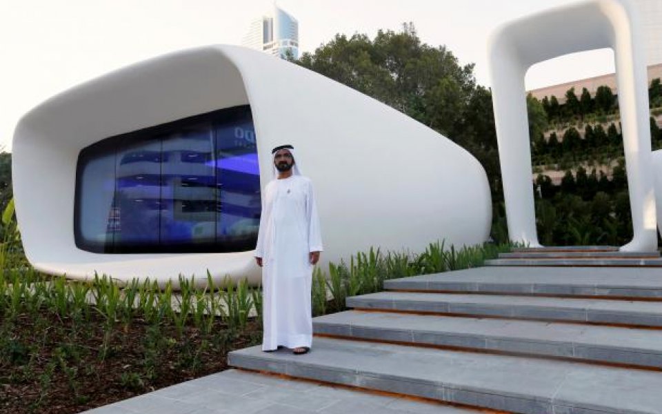 В Дубае появилось первое в мире напечатанное на 3D-принтере здание