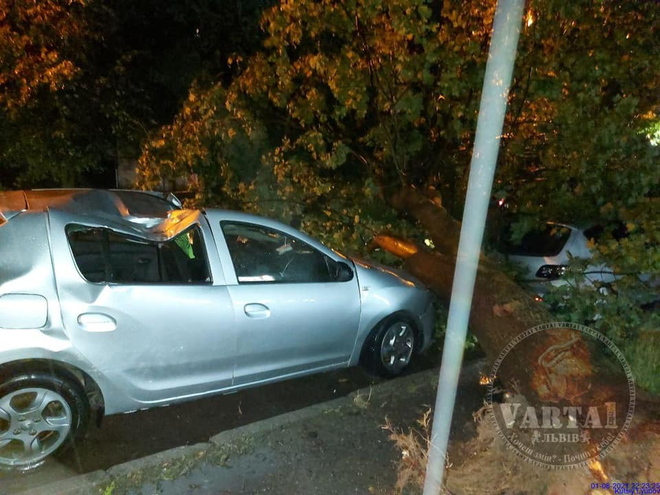 Во Львове пронесся страшный ураган: двое людей погибли на месте